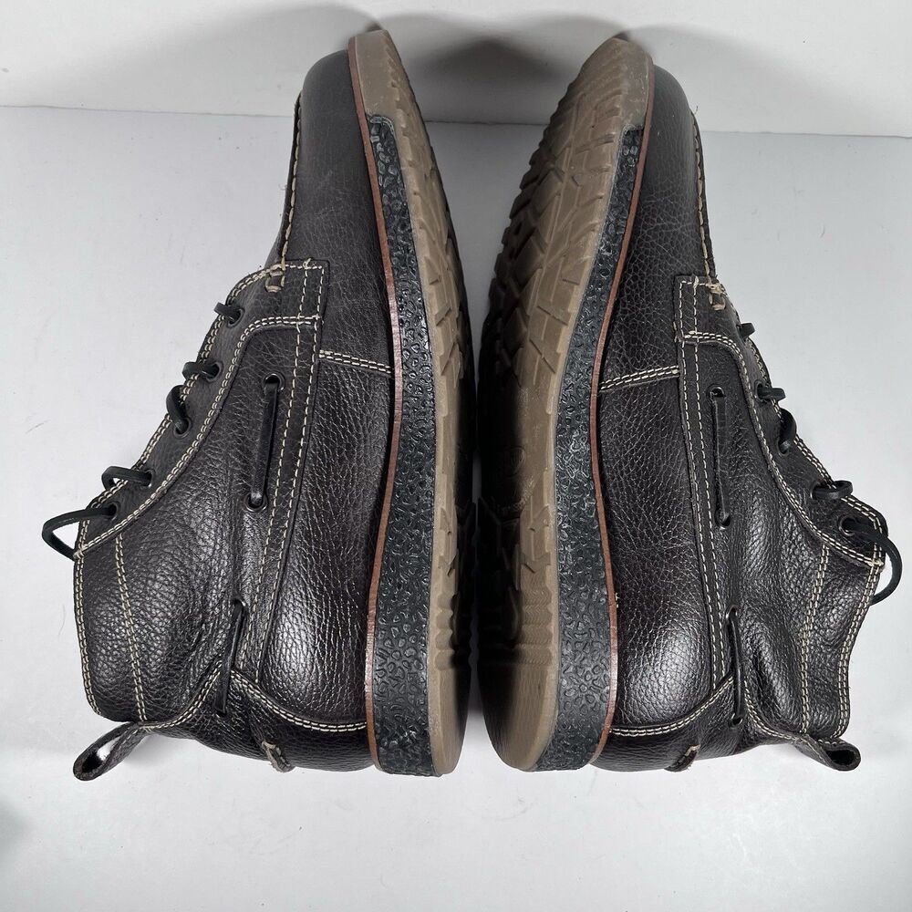 Justin 281 Solace Charcoal Gray Lace Up Akle Chukka Boots Men's Size 11 D - Picture 5 of 9